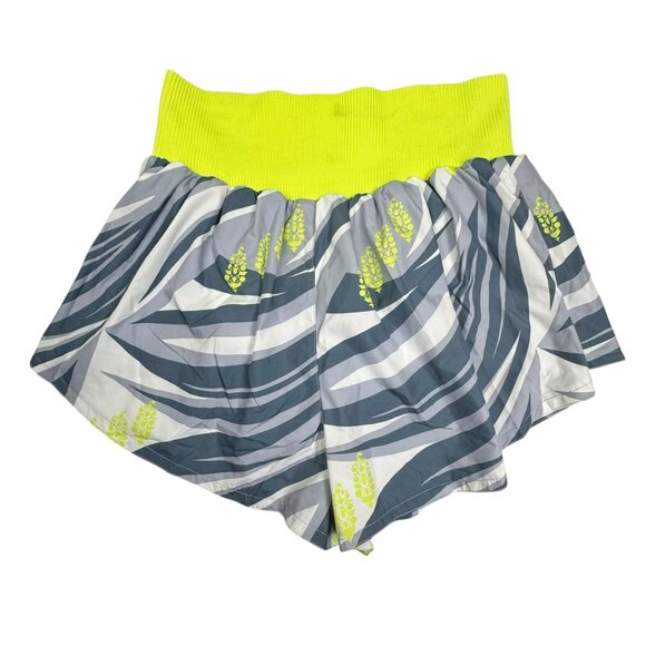 FP Movement by Free People High-Waist Print Active Shorts Size M NWT | Lime - Picture 5 of 6